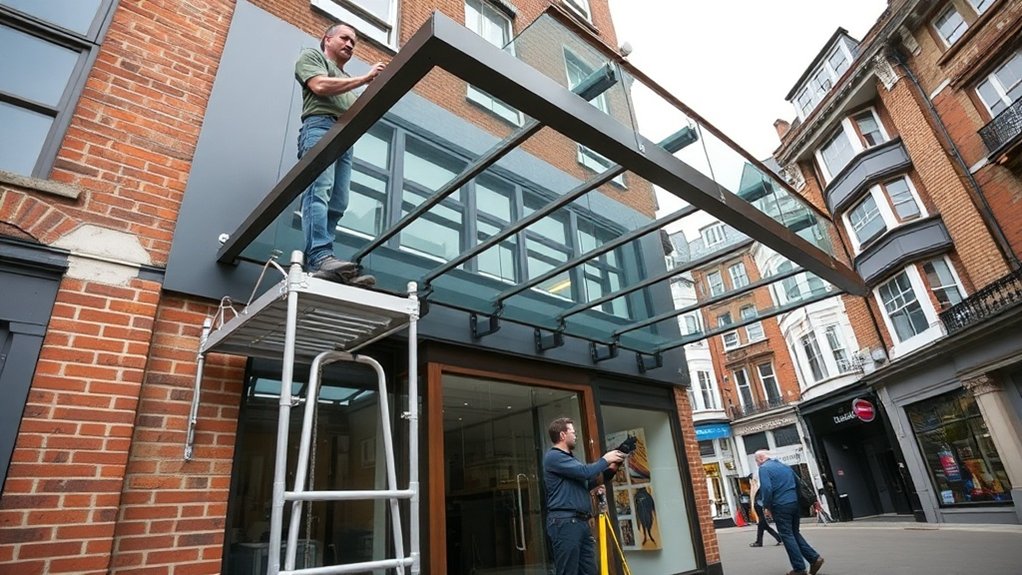 Shopfront Canopy Holborn