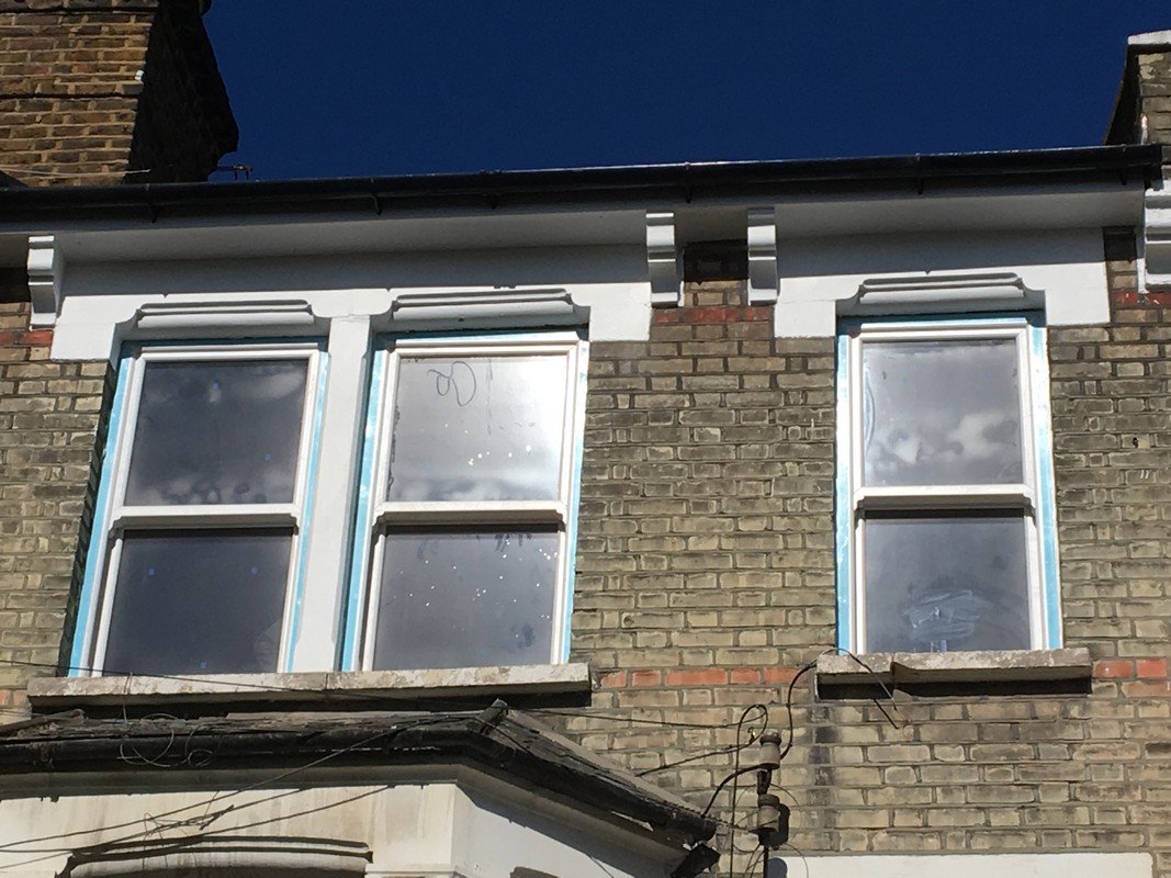 New uPVC sash windows fitted on Victorian terrace in Holborn